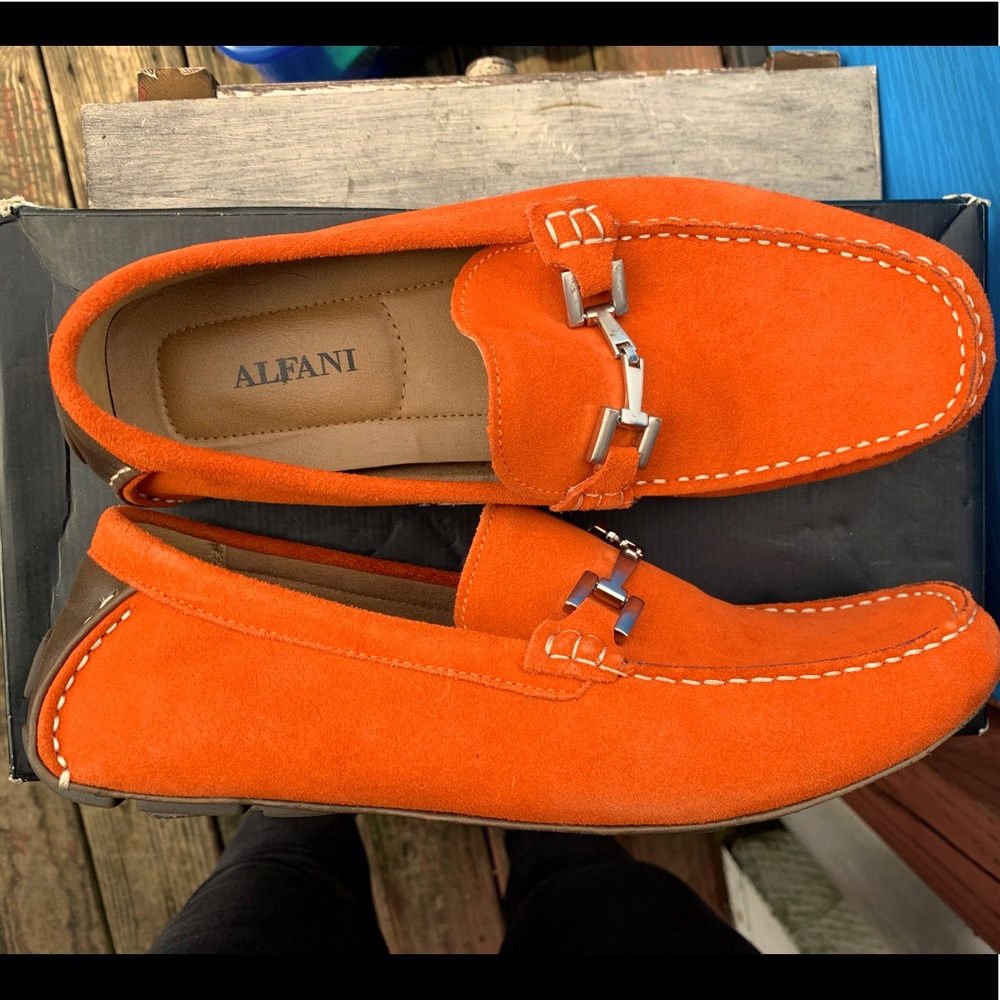 Men’s Suede driving loafers (NEW/in box)